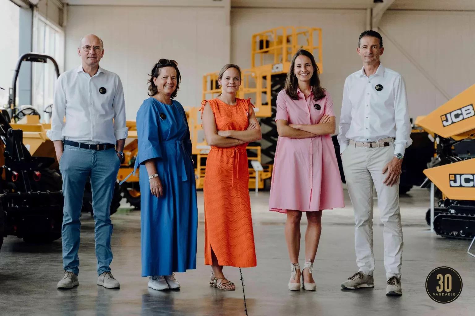 Van Links naar Rechts: Koen Ciers, Inge Vandaele, Melanie Ciers, Irene Vandaele & Carl Vandaele
